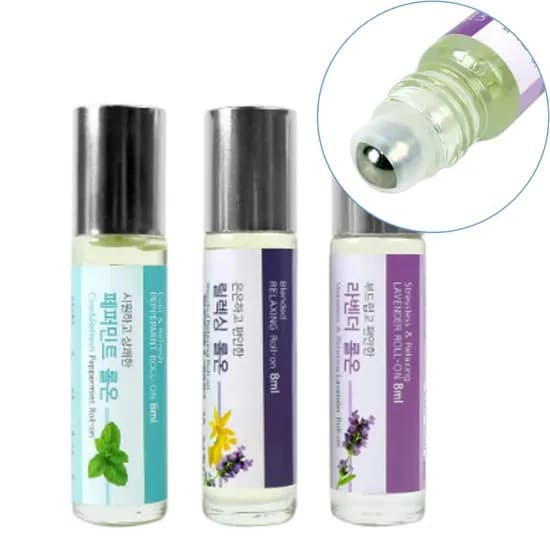 롤링마사지 페퍼민트 오일 롤온, 페퍼민트, 1ml, 1개