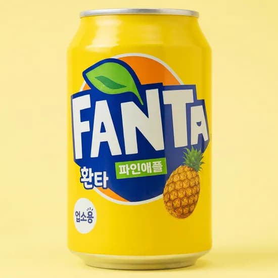 코카콜라 환타 파인애플 업소용 355ml 24개