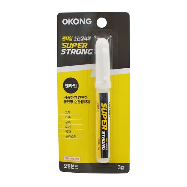 오공 슈퍼 스트롱 순간접착제 펜타입 3g 1개 4,800원