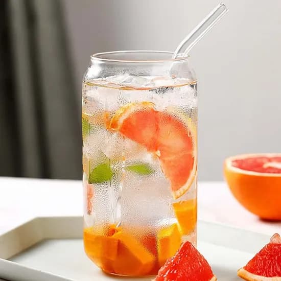 IRHO 글라스캔 내열 유리컵, 2P 세트, 500ml, 1개
