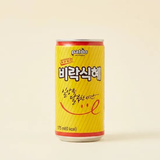 팔도 밥알없는 비락식혜 0칼로리 175ml 60캔