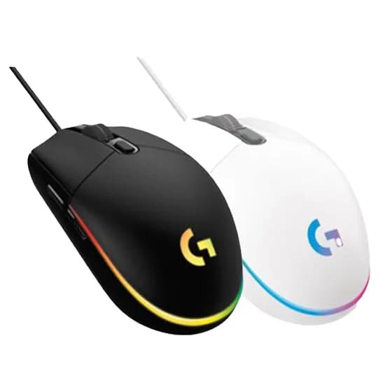 로지텍 G102 IC LIGHTSYNC 2세대 유선 게이밍 마우스, 벌크 버전, 블랙, 1개