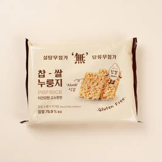 찹쌀누룽지과자 무가당 고소한맛 24g 24봉 9,900원