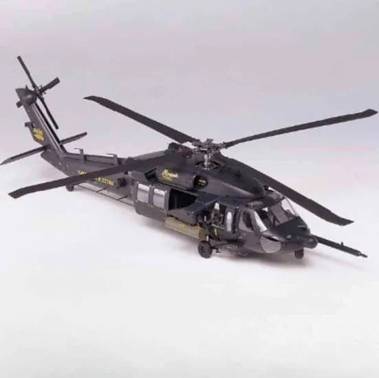 AH-60L DAP 블랙호크 공군기 비행기프라모델 조립완구, 1개