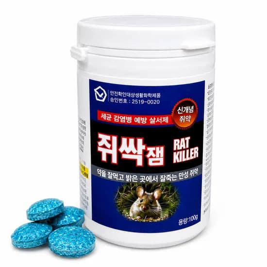 뉴케이팜 마우스 올킬 블럭 100g 1개