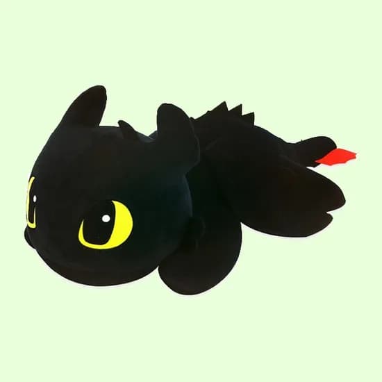 투슬리스 라잉 드래곤 길들이기 인형 대형 60cm 1개