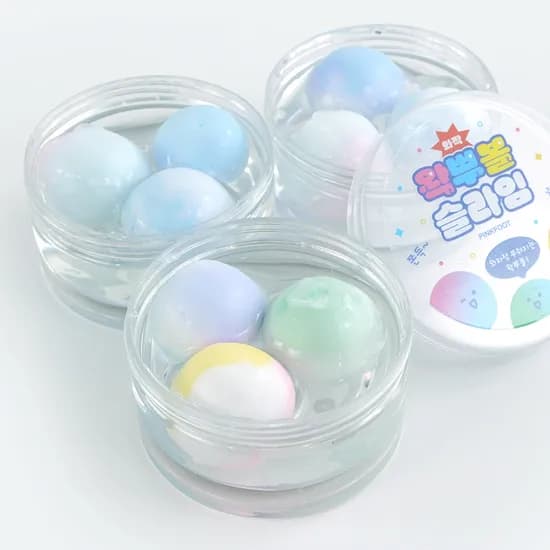 와작 왁뿌볼 슬라임, 166g, 1개