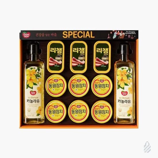 동원 스페셜5호 선물세트 살코기참치 90g 6캔 외 2종 1세트