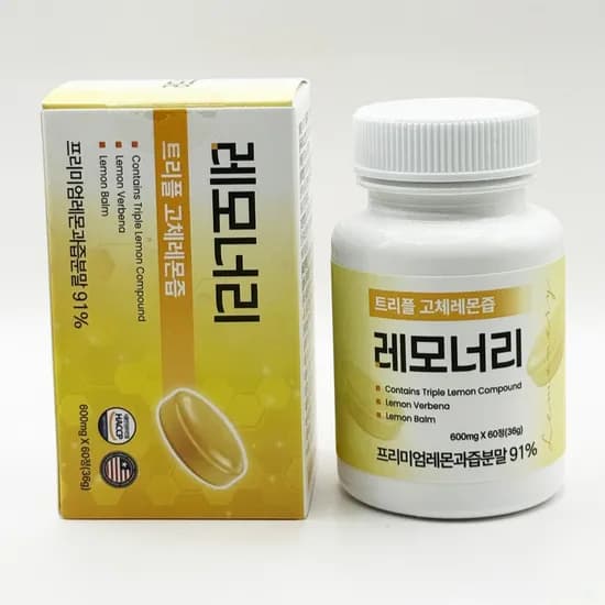 레모너리 트리플 고체 레몬즙, 60정, 1개