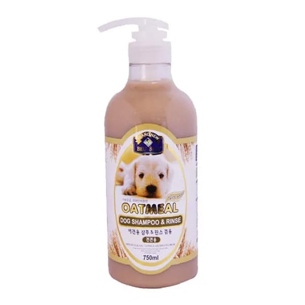 벨버드 오트밀 강아지 샴푸 린스 올인원 750ml 1개