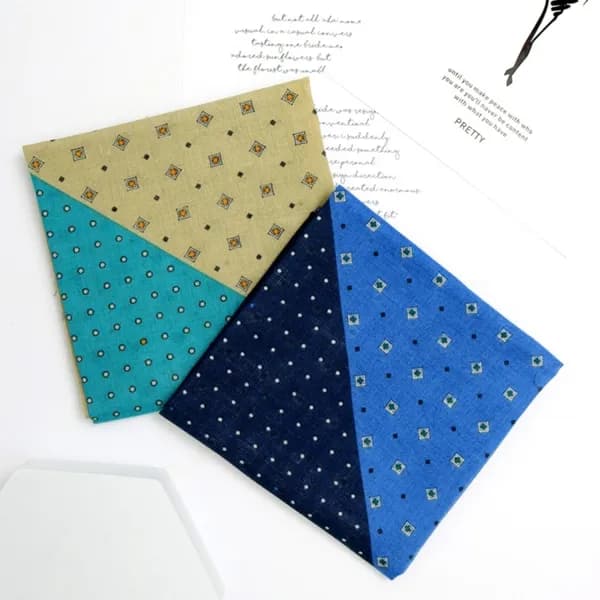 가제 면 손수건&목스카프 블루 52x52cm 1개 6,500원