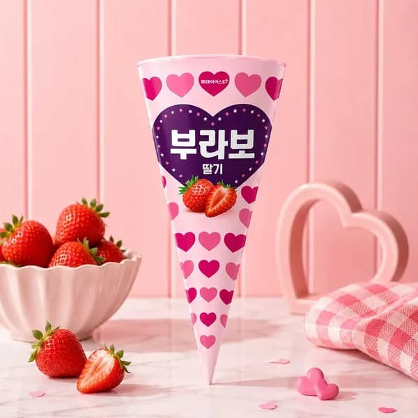 해태제과 부라보콘 딸기 150ml 24개 29,900원
