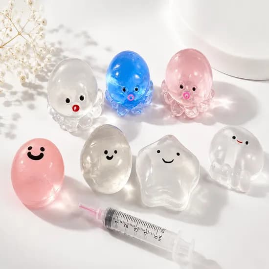 해파리 말랑이+주사기, 50g, 1개