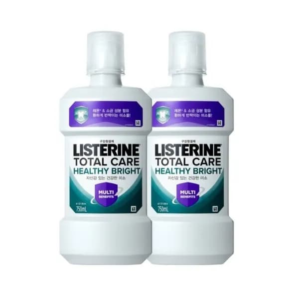 리스테린 헬씨 브라이트 750ml 2개 17,900원
