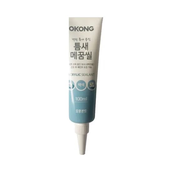 오공 벽면크랙보수제 틈새 메꿈씰 백색 100ml 1개