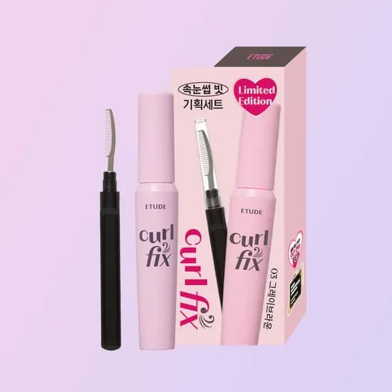 에뛰드 컬 픽스 마스카라 속눈썹 빗 세트 04 가닥 볼륨 1세트