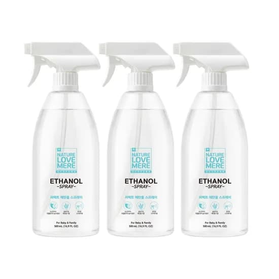 네이쳐러브메레 퍼펙트 에탄올 스프레이 500ml 3개