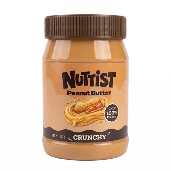 넛티스트 무첨가 땅콩버터 100프로 크런치 500g 1개