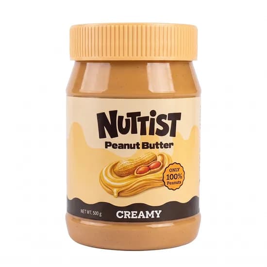 넛티스트 무첨가 땅콩버터 크리미 500g 1개