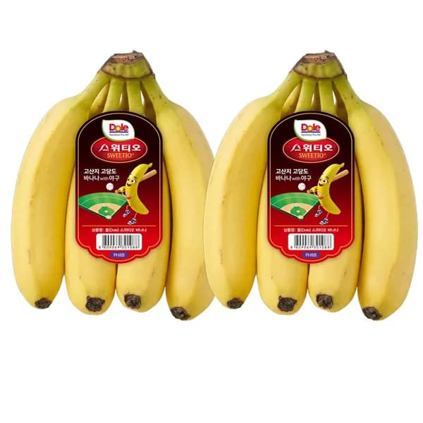 Dole 스위티오 바나나 1.2kg 내외 2개 10,900원