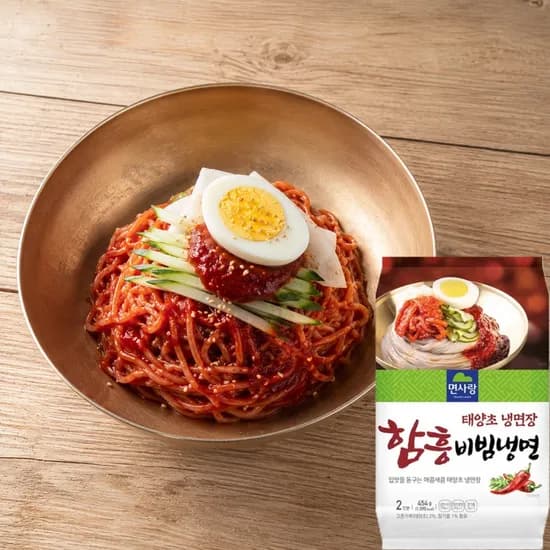 면사랑 태양초 함흥비빔냉면 424g 3개