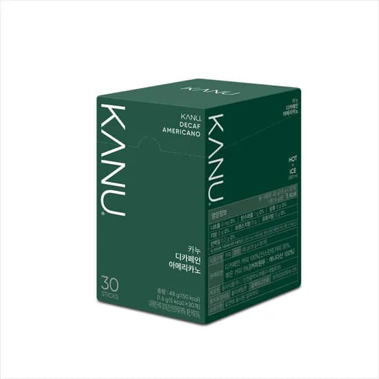 카누 디카페인 아메리카노 1.6g 30개입 1박스