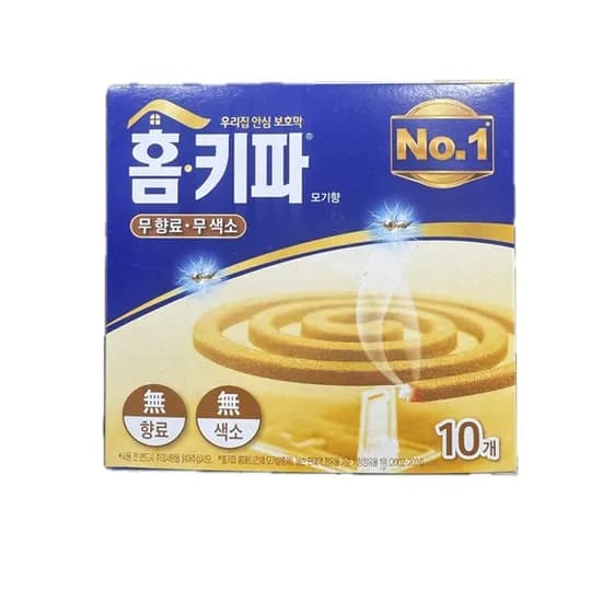 홈키파 내추럴 모기향 13g 10개입 1세트