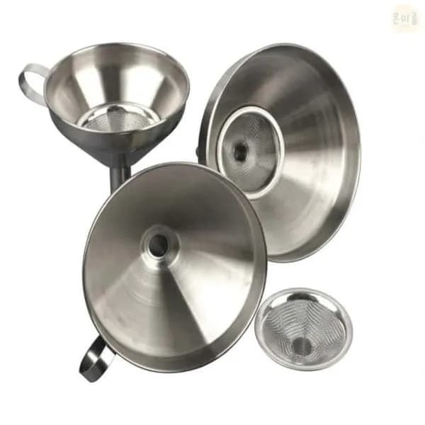 스텐 거름망 깔때기 3호 1개 13,600원