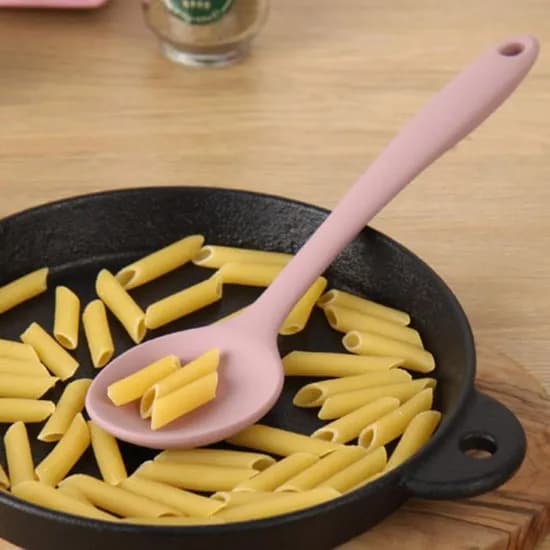 실리콘 멀티 볶음스푼 서빙스푼 요리스푼, 핑크, 1개