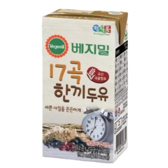 정식품 베지밀 17곡 한끼 두유 190ml 32개