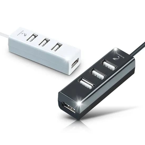 PLEOMAX USB 허브 PUH-K204, 화이트, 1개