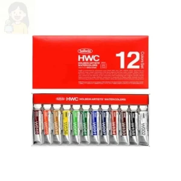 홀베인 수채물감 12색 세트 HWC 5ml 1개 48,100원