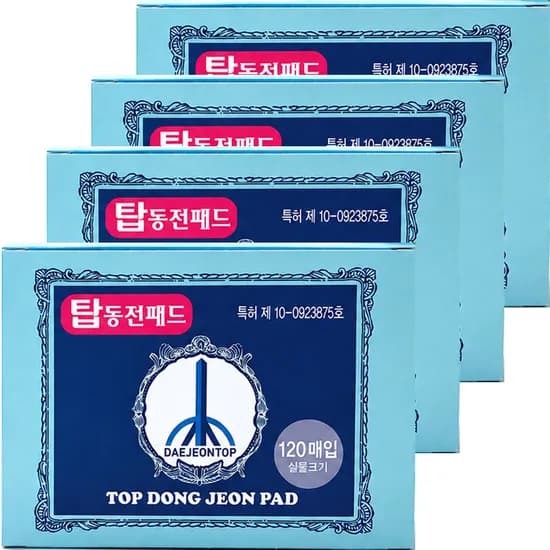 대전탑산업 탑동전패드, 120매, 4개