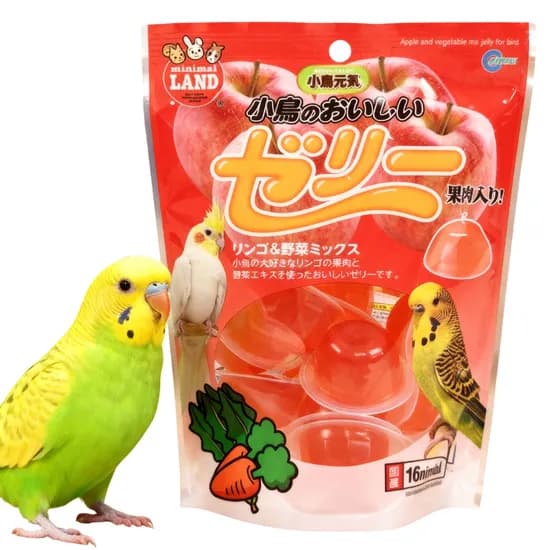 마루칸 앵무새 젤리 간식, 사과 채소 과즙 믹스, 16g, 12개입, 1개