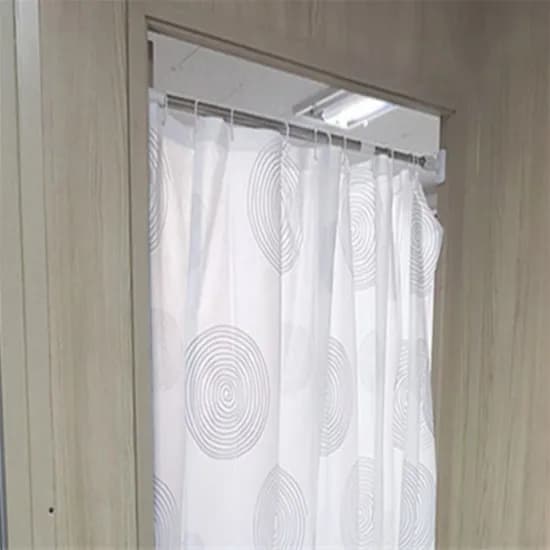 샤워부스쫄대 샤워커튼봉 원형 140-260cm 1개