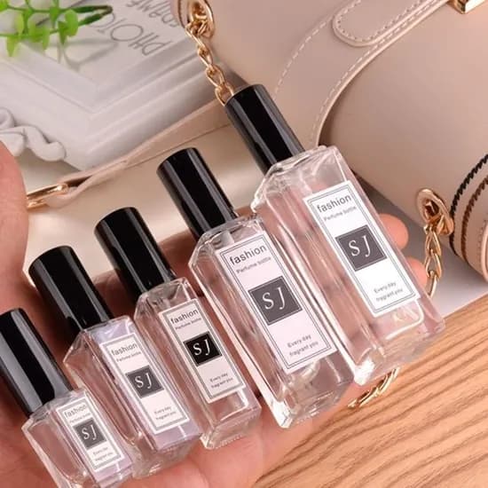 허피디 향수 휴대용 미스트 유리 공병, 블랙, 30ml, 1개