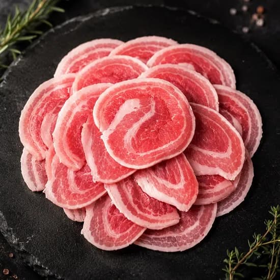 듀록 꽃삼겹살, 4mm, 500g, 4개