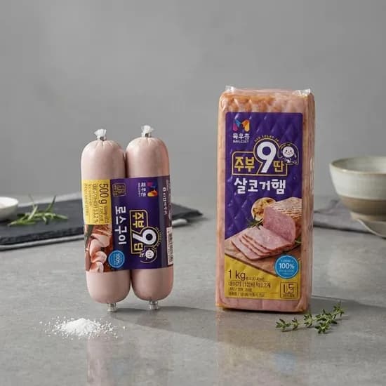 목우촌 주부9단 살코기햄 1kg 1개 외 로스구이 250g 2개