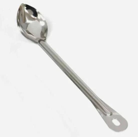 학교 급식용 스테인리스 구멍 숟가락 업소용 캠핑 뷔페 다용도 스푼, 1개