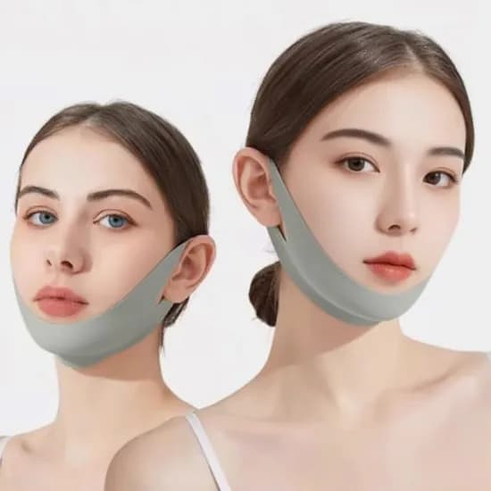 V라인 리프팅 페이스 밴드, 그레이그린, 1개
