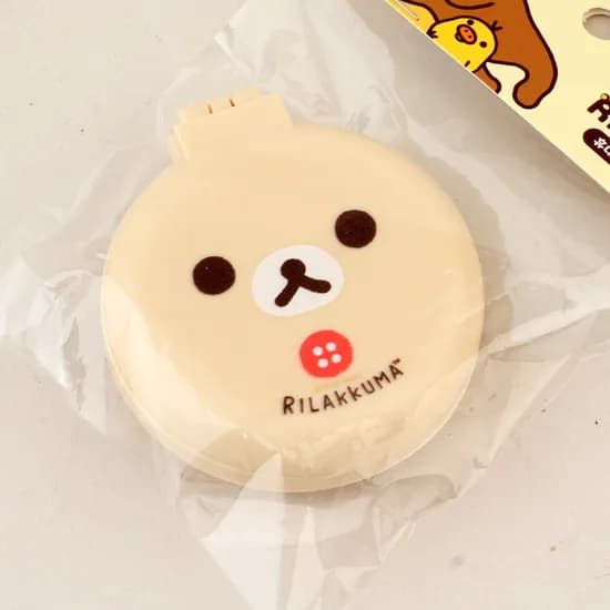 휴대용 거울 브러쉬 코리락쿠마 1개