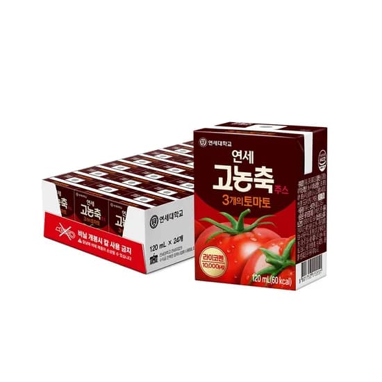 연세 고농축주스 3개의 토마토 120ml 24개 24,000원