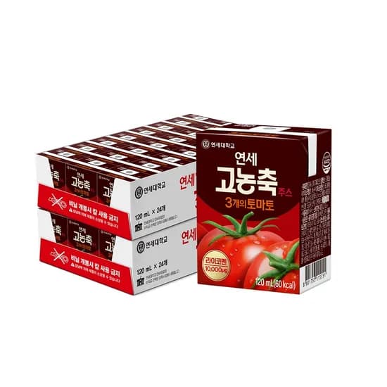 연세 고농축주스 3개의 토마토 120ml 48개