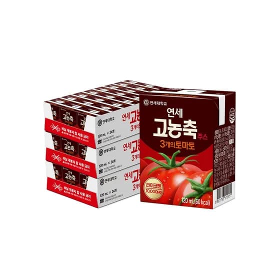 연세 고농축주스 3개의 토마토 120ml 72개 53,900원