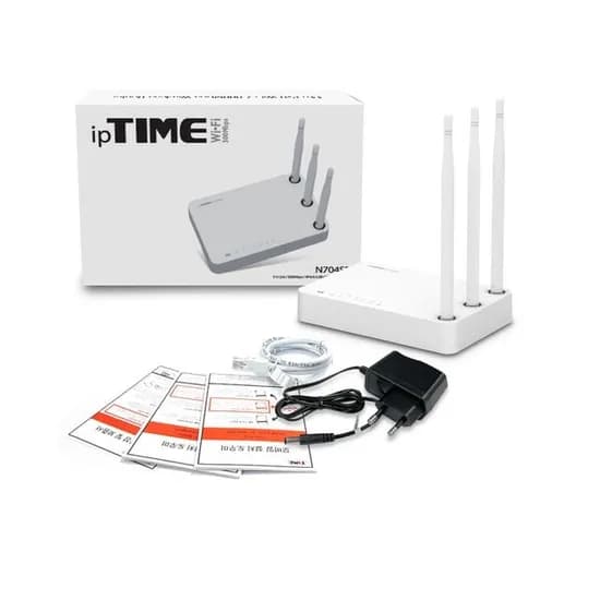 IpTIME 4포트 무선 공유기, N704SR, 300Mbps, 1개