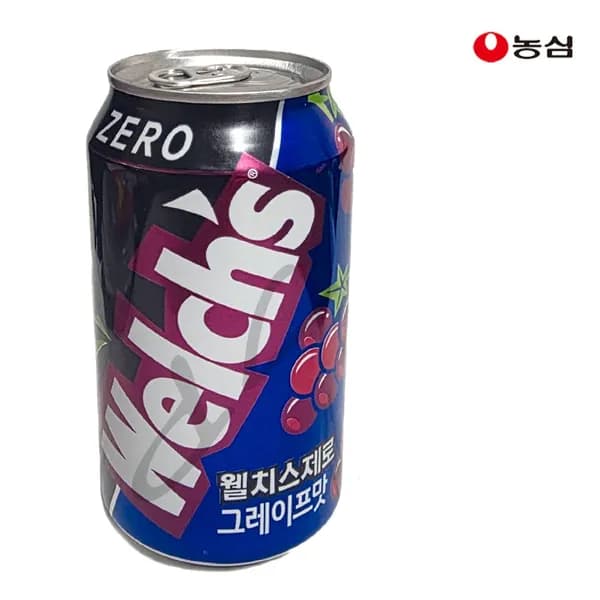 농심 웰치스 제로 포도 355ml 6개