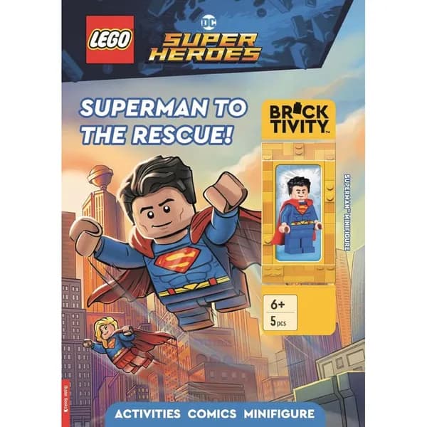LEGO DC Super Heroes Superman to the Rescue Activity Book with Superman minifigure 1권 13,500원