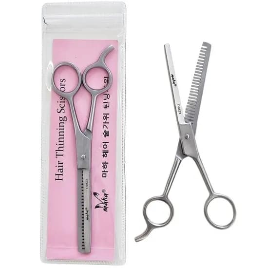 마하 셀프틴닝 헤어 숱가위, 16.5cm, 1개