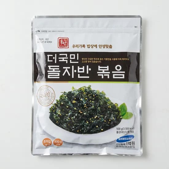 더국민 돌자반 볶음 대용량 1kg 1개