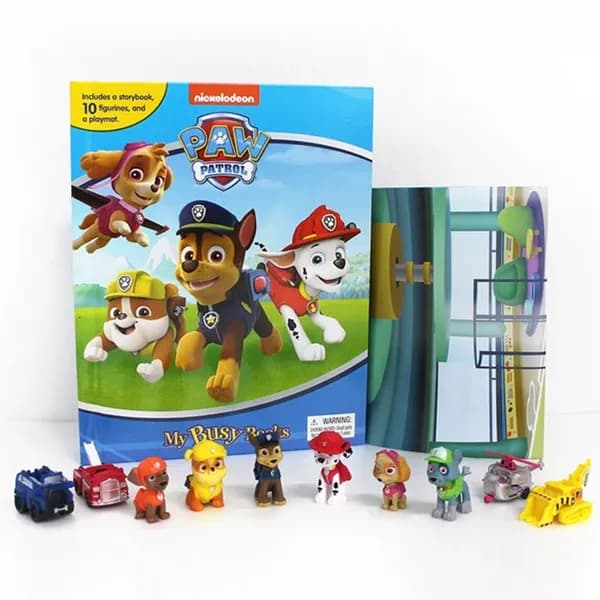 Paw Patrol My Busy Book 퍼피구조대 비지북 피규어책 포 패트롤, 1권